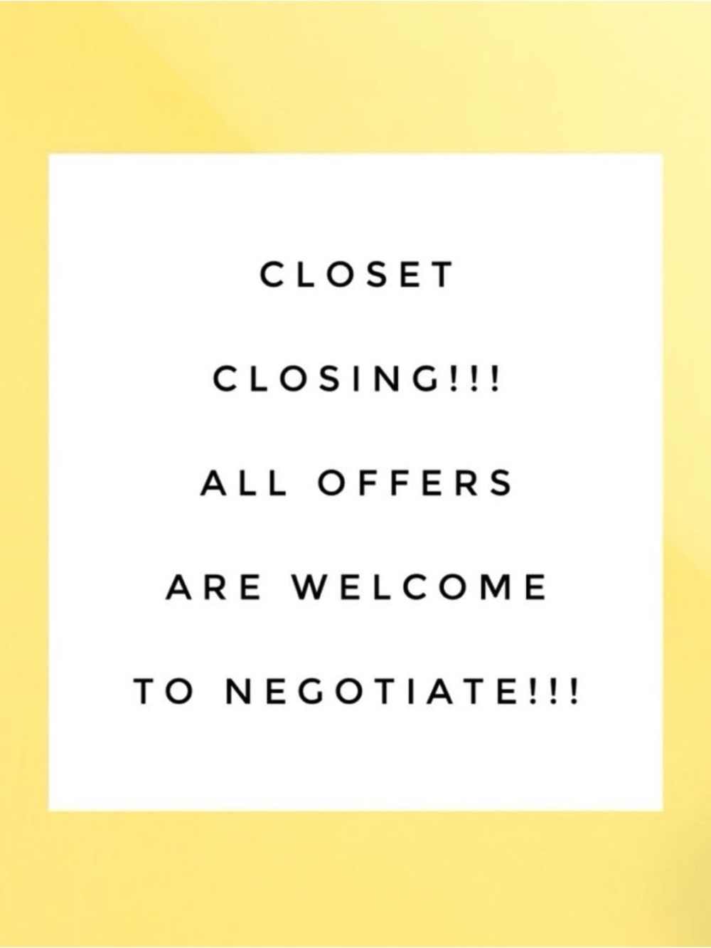 🚨 POSHMARK CLOSING SALE! 🚨